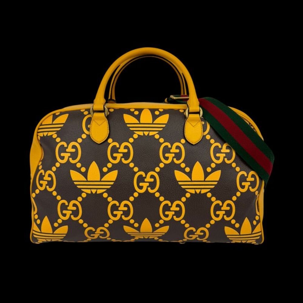 Gucci x Adidas Duffle Bag GG Leather